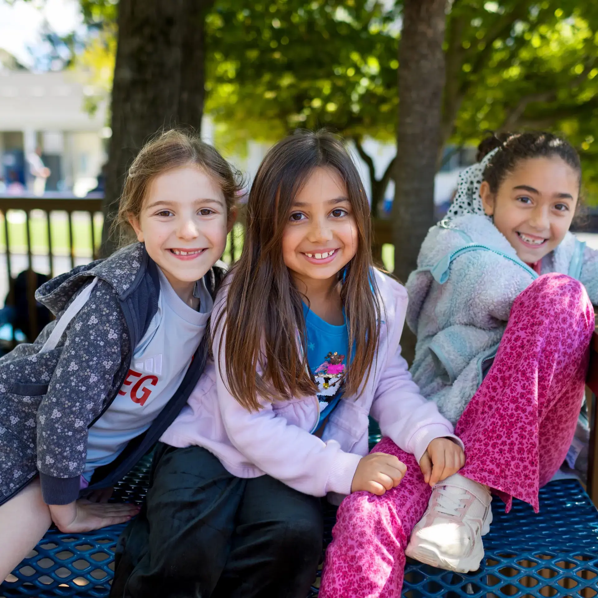 Smiling students